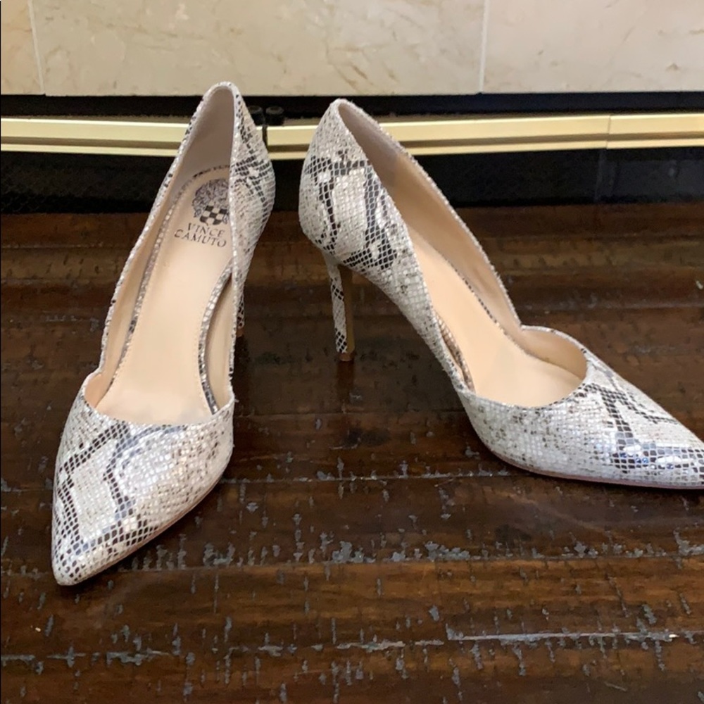 Vince Camuto Snakeskin Pumps